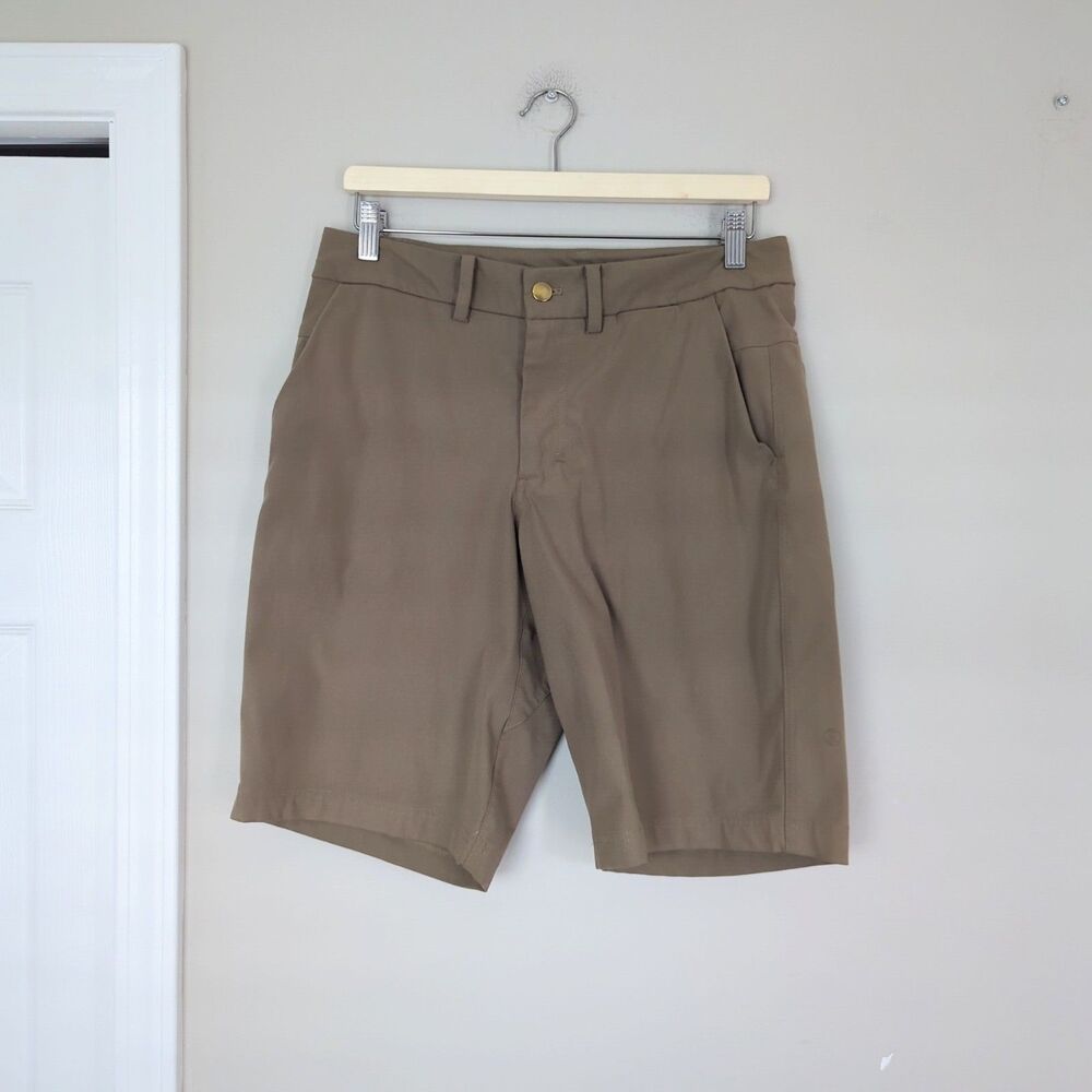 Lululemon Men's Commission Shorts Brown 10.5" Inseam No Size Approx 30" waist